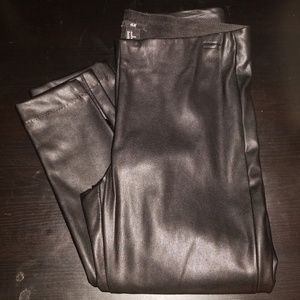 Faux Leather Moto Leggings